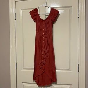 Anama semi- high/low dress!